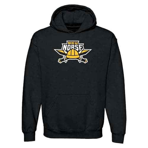 Image of NCAA Officially Licensed College - University Team Color Primary Logo Hoodie, Northern Kentucky Black, XL