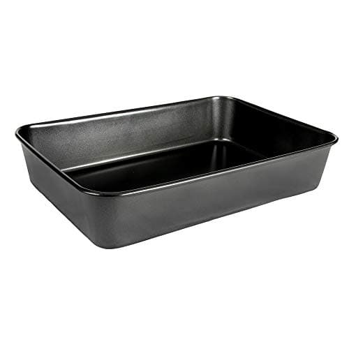 Image of Denby Roasting Tray, Black, 28 x 23 x 5 cm