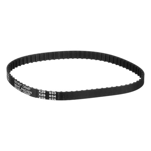 Image of sourcing map 150XL 037 Timing Belt 75 Teeth Black Cogged Rubber Geared Belt, Width 10mm, Pitch 5.08mm, 3D Printer Timing Belt