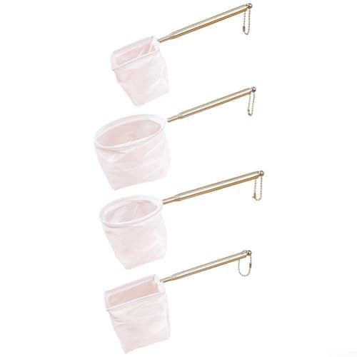 Image of 4 Count Shrimp Net Kit for Aquariums with Extended Reach Handle up to 40 cm for Effective Debris Control