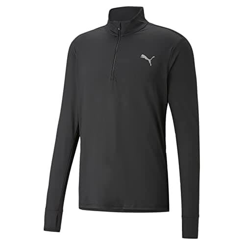 Image of PUMA Men's Run Favorite 1/4 Zip Shirt, Black, Medium