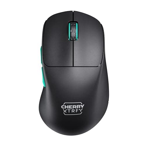 Image of CHERRY XTRFY M64 Wireless, Ultralight Cordless Gaming Mouse, 2.4 GHz RF, Optimised for esports, Ergonomic Shape with Extra Low Front, Black