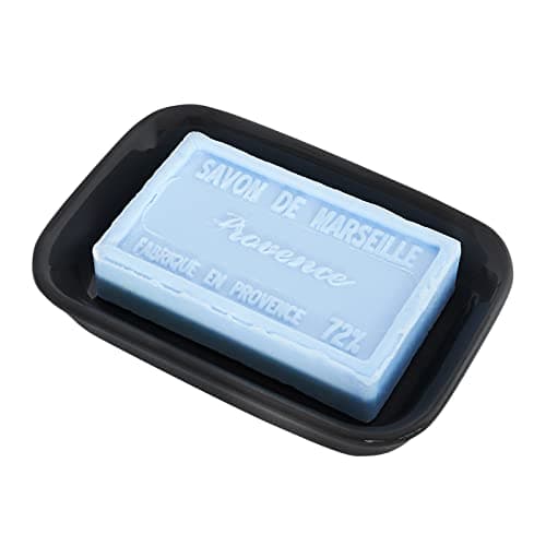 Image of GOLDBEARUK Soap Dish Ceramic Grey Stone Classic Style