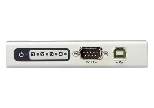 Image of ATEN UC2324 4-Port USB To RS-232 Hub, USB 1.1 & 2.0 Compatible, Supports RS-232 Serial Interface & Automatic Handshake Mode, Up To 115.2 Kbps Data Transfer Rate, OS Support - Windows 2000/2003/XP/NT