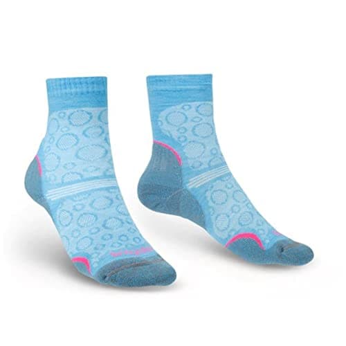 Image of Bridgedale HIKE Ultralight T2 Merino Performance Original Crew-Women's- Medium-Blue