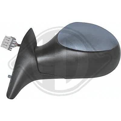Image of DIEDERICHS 4071625 Mirror Complete Left
