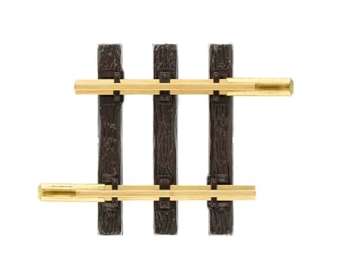 Image of LGB - Straight Track 82mm - L10080 Straight Long Track Element, Track Extension for Garden Railway, Track Material, Accessories, Gauge G, Scale 1:22.5