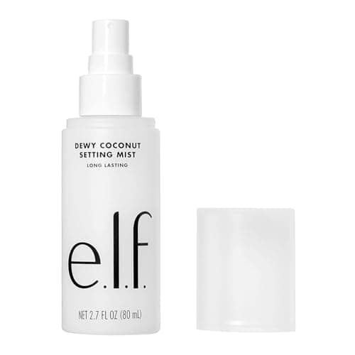 Image of e.l.f. Dewy Coconut Setting Mist, Makeup Setting Spray, Hydrates & Conditions Skin, 2.7 Fl Oz (80mL)
