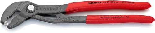 Image of KNIPEX Spring Hose Clamp Pliers with Non-Slip Plastic Coating 250 mm, 85 51 250 A