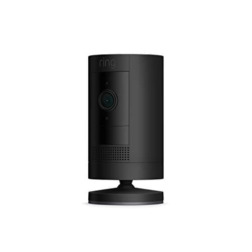 Image of Certified Refurbished Ring Stick Up Cam Battery by Amazon | HD security camera with Two-Way Talk, Works with Alexa | Black| 30-day free trial of Ring Home