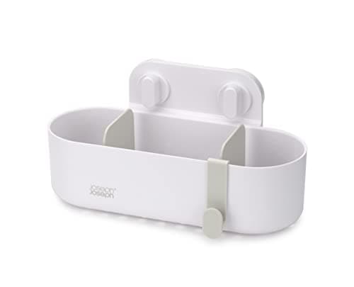 Image of Joseph Joseph Duo Shower Caddy Shelf Organiser, Bathroom Storage for Shower Accessories, White, Large