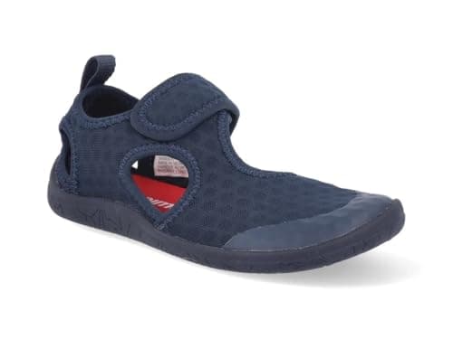 Image of Reima Rantaan Junior Sandals - Lightweight Outdoor Sandals for Children - Water-Friendly and Quick Drying - Flexible with Fastening - Purple - Model 5400067C-5660, navy, 8 UK Child
