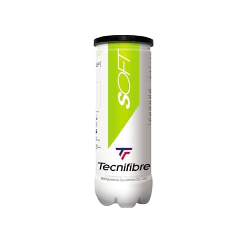 Image of Tecnifibre Soft 3 Tennis Balls Plastic Tubes (Stage 1 - Green)