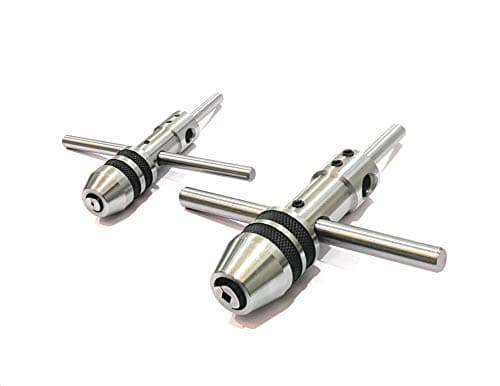 Image of Set of 2 Tap Wrench Piloted Spindle Capacity 1/16" to 1/4" & 1/4"-1/2"