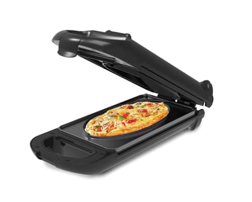 Image of Drew&Cole 5 Minute CleverChef - 700W - Non-Stick Multicooker - Great for Steaks, Omelettes, Toasties, Pizzas & Dessert Maker - Free Recipe App - Quick Meals - Cool-Touch Handle & Auto Temp Sensor