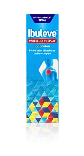 Image of Ibuleve Pain Relief 5% Ibuprofen Spray, Anti-Inflammatory Relief for Joint Pain, Sprains, Backache, Muscular Pains and Sports Injuries, 35 ml