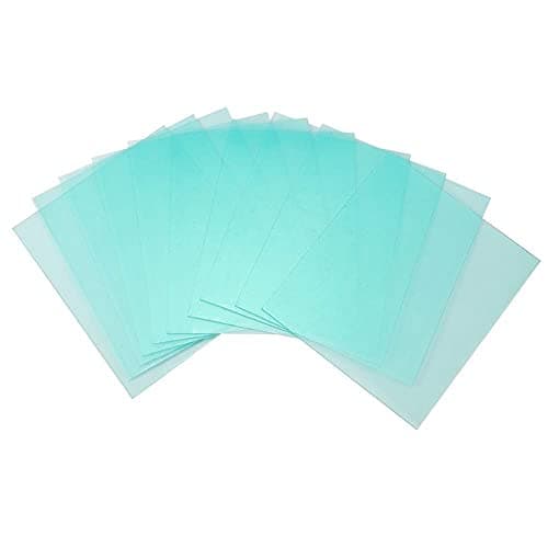 Image of 10Pcs Welding Helmet Lens Transparent Protective Plate Spare Replacement Lens 138x122mm for Welding The Outer or Inner Protective Sheet of The Cover
