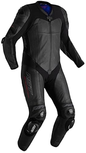 Image of RST Pro Series Airbag One Piece Motorcycle Leather Suit, black, 3XL