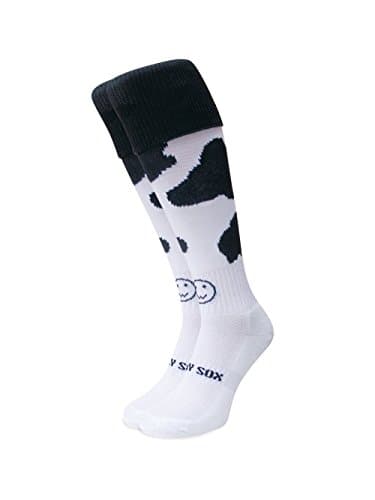 Image of WackySox Friesian Folly Rugby Socks, Hockey Socks, Sports Socks for Men and Women - Suitable for Riding, Sports, Football, Hockey, Running Socks