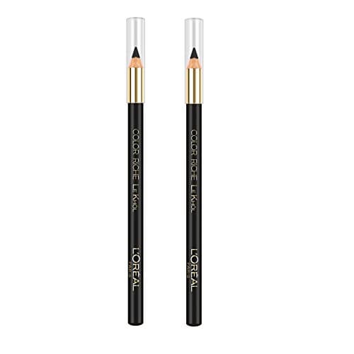 Image of L'Oréal Paris - Crayon Eye-Liner Color Riche Le Khôl 101 Midnight Black - Pack of 2