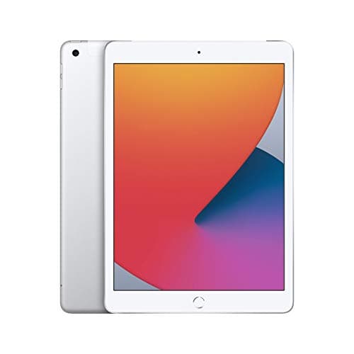 Image of 2020 Apple iPad (10.2-inch, Wi-Fi + Cellular, 32GB) Silver (Renewed)