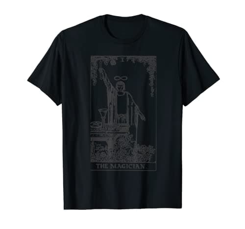 Image of The Magician Tarot Card Vintage T-Shirt