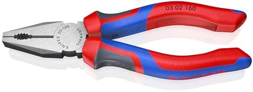 Image of KNIPEX Combination Pliers Self-Service Card with Comfort Handles 160 mm, 03 02 160 SB