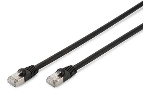 Image of Digitus LAN Cable Cat 6-5m - Outdoor Network Cable - S/FTP Shielded - PoE+ & RJ45-1 Gbps - Compatible with Cat6A - Black