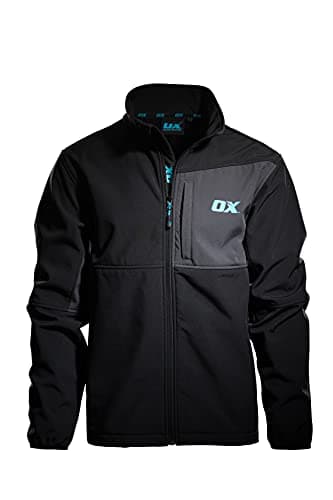 Image of OX Tools Unisex - OX Softshell M Black Grey , Black, Grey, M UK