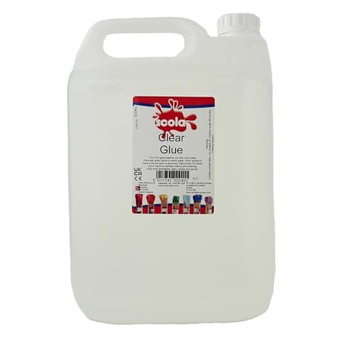 Image of Scola Clear Crafting Kids Glue, 5 Litres, School Supplies, Art and Crafts Projects, Children's Craft Projects, Ideal for Kids