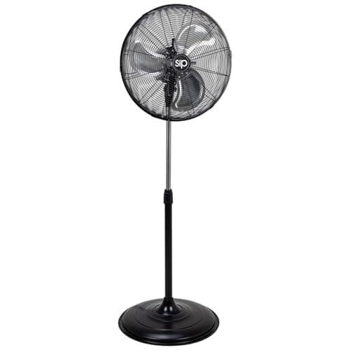 Image of SIP 18" Oscillating Pedestal Fan 100w Heavy Duty Industrial Electric Fan Air Circulator 3 Speed