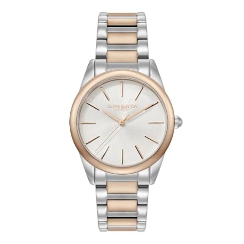 Image of Olivia Burton Three Hand Quartz Movement Watch for Women Intensity Collection with Two-Tone Stainless Steel Bracelet - 24000240