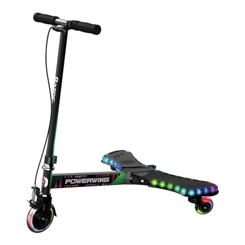 Image of Razor PowerWing caster Scooter – LED Light-Up Caster Scooter for Kids aged 6+