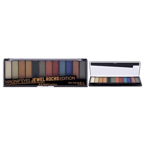 Image of Rimmel London Magnif Eyes Contouring Palette - 009 Jewel Rocks For Women 0.5 oz Eye Shadow