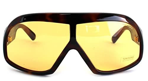 Image of Tom Ford CASSIUS FT 0965 Dark Havana/Light Brown Yellow 78/4/125 unisex Sunglasses