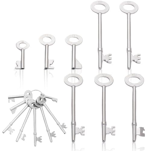 Image of 8Pcs Fireman FB Key Set, Fire Brigade Drop Key Set - FB, FB1, FB2, FB4, FB11, FB14