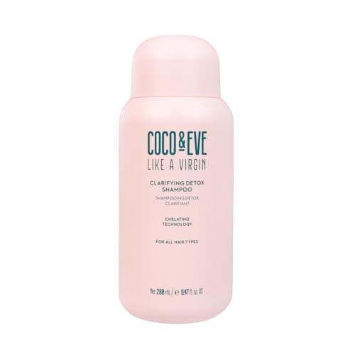 Image of Coco and Eve Clarifying Detox Shampoo. Remove Hard Water & Product Build Up. With Hibiscus Cider Vinegar to Detox Scalp. Color Safe & Non-Stripping. (280 ml)