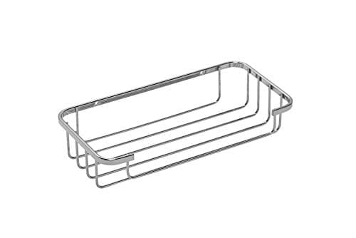 Image of Croydex Chrome Wall Mounted Cosmetic Shower Basket - Bathroom Storage & Organisation - Shower Caddy Home Essentials - Rust Free Guarantee 5 Years - Durable Mild Steel - Fixings Included