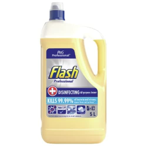 Image of Flash Professional Disinfecting Multi-Surface Cleaner 5L x 2 – Powerful Professional Cleaning & Disinfection for Floors and Hard Surfaces (10L Total)