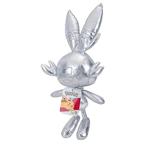 Image of POKÉMON SELECT 8 INCH PLUSH - SILVER SCORBUNNY