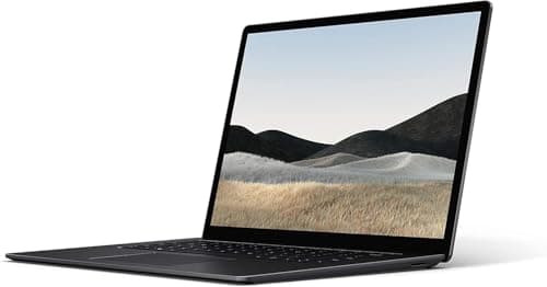 Image of 2021 Microsoft Surface Laptop 4 with Intel Core i7-1185G7 (13.5-inch, 16GB RAM, 256GB SSD) (QWERTY English) Black (Renewed)