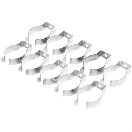 Image of 10 Pack Spring Clamps Heavy Duty Spring Terry Clips Tool Hanger Stainless Steel Spring Clips for Hanging Kitchen Home Garden Garage Tool Organization(16mm)