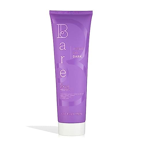 Image of Bare by Vogue Instant Tan - Dark 150ml, Wash-Off Formula for Streak-Free, Natural-Looking Glow - Infused with Super Peptides for Plump, Smooth & Firm Skin