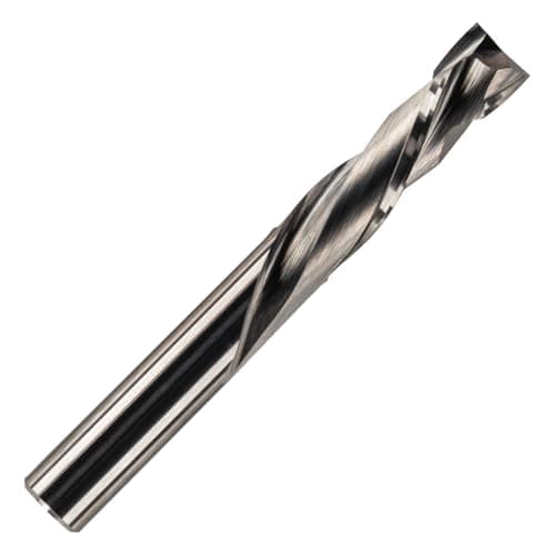 Image of Rennie Tools - 3.175mm x 15mm Flute - Solid Carbide 2 Flute Up Down Cut Compression Router Bit Cutter End Mill for Woods, Acrylic & PVC