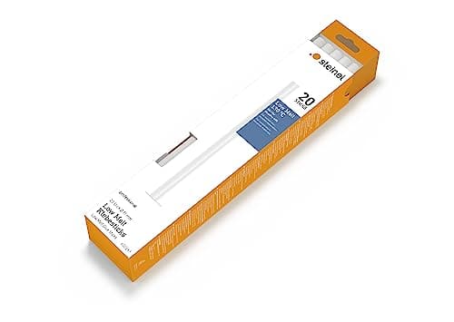 Image of Steinel Glue Sticks Low Melt Ø11 mm, 20x Hot Glue Cartridges, for Temperature-sensitive Materials, Special Hot Melt Sticks, 600 g