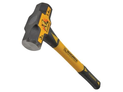 Image of Roughneck ROU65622 Mini Sledge Hammer Fibreglass Handle for Shock Absorbing Grip 3 Lb/ 1.4 kg