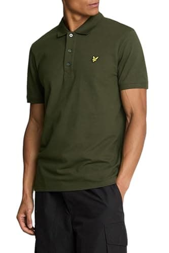 Image of Lyle & Scott SS Polo Shirts Plain Polo Shirt W485 Olive, L