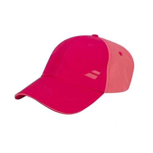 Image of Babolat Basic Logo Pink Girl Cap