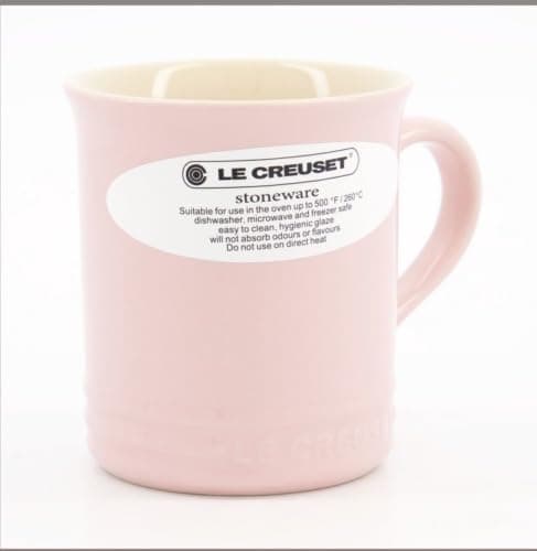 Image of LE CREUSET Stoneware Coffee Tea 400ml Mug in Chiffon Pink