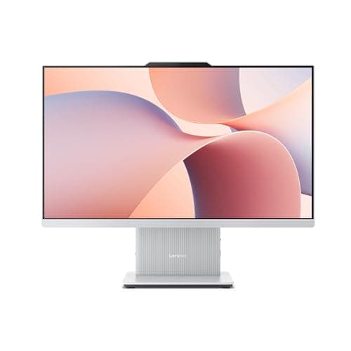 Image of IdeaCentre AIO All-in-One Desktop PC | 27 inch Full HD | AMD Ryzen 5 7535HS | 16GB RAM | 1TB SSD | Windows 11 Home | Luna Grey | Wireless EOS Keyboard and Mouse